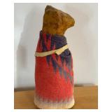 Vintage Navajo Bear Figurine Rattle