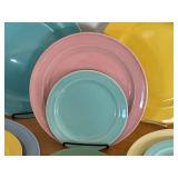 Vintage Pastel Dishes including LuRay