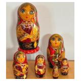 Six Piece Russian Stacking Doll