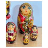 Six Piece Russian Stacking Doll