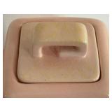 Vintage Gonder Cubistic Design Pastel Pink Coffee / Tea Pot Modernism