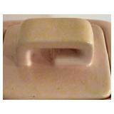 Vintage Gonder Cubistic Design Pastel Pink Coffee / Tea Pot Modernism