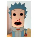Vintage Hand Crafted Wooden Character Mechanical Bank