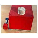 Vintage Hand Crafted Wooden Character Mechanical Bank