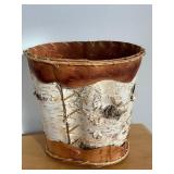 Vintage Handcrafted Birch Basket