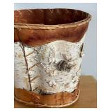 Vintage Handcrafted Birch Basket