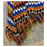 Bright and Beautiful Vintage Crochet Poncho