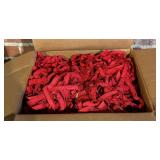 Box Full of Red Elastic