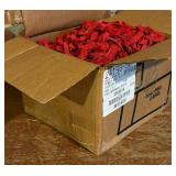 Box Full of Red Elastic