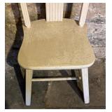 White Vintage Wood Chair