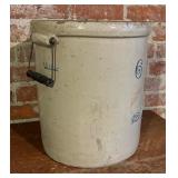 Vintage Redwing Pottery 6 Gallon Crock with Handles