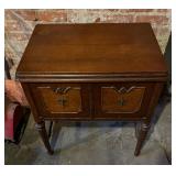 Vintage Sewing Table with Kenmore E-6354 Sewing Machine