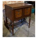Vintage Sewing Table with Kenmore E-6354 Sewing Machine