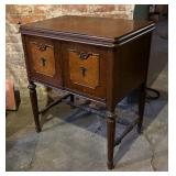 Vintage Sewing Table with Kenmore E-6354 Sewing Machine