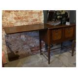 Vintage Sewing Table with Kenmore E-6354 Sewing Machine