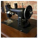 Vintage Sewing Table with Kenmore E-6354 Sewing Machine