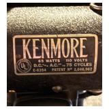Vintage Sewing Table with Kenmore E-6354 Sewing Machine