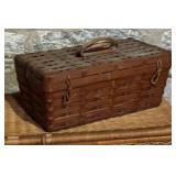 Vintage Woven Baskets and Trunk