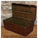 Vintage Woven Baskets and Trunk