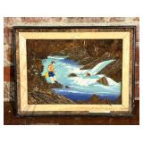 Beautiful Vintage Bark Art