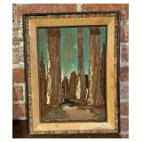 Beautiful Vintage Bark Art