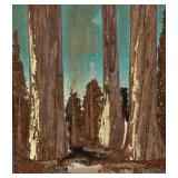 Beautiful Vintage Bark Art