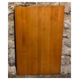 Two Butcher Block Wood Panels