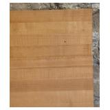 Two Butcher Block Wood Panels