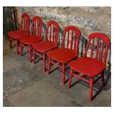 Five Charming Red Children