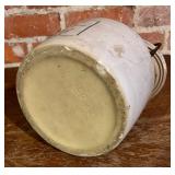 Vintage One Gallon Diamond Stickline Adhesive Crock