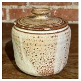 Vintage Crock Jugs and Lidded Vessel