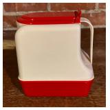 Vintage Anchor Hocking Atomic Juice Pitcher and Lustro Ware Pitcher