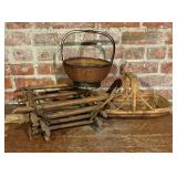 Three Decorative Vintager Baskets