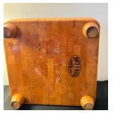 Vintage Butch-R-Block Footed Cutting Board