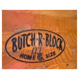 Vintage Butch-R-Block Footed Cutting Board