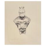 Unframed Stone Lithography Insculpta Est! by Gendron Lloyd Jensen