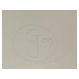 Unframed Stone Lithography Insculpta Est! by Gendron Lloyd Jensen