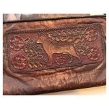 Two Vintage Leather Clutches / Handbags
