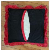 Vintage Crewel Embroidered Pillow