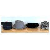 Four Hats by Borsalino, Harold, Jennico and More
