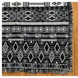 Delightful Black and White Blanket