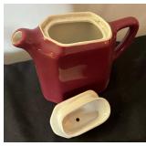 Four Vintage Teapots by Hall and More