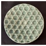 Two Textured Artisan Made Plates