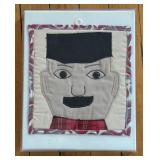 Framed Vintage Kitchen Textiles