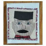 Framed Vintage Kitchen Textiles