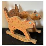 Vintage Wooden Folk Art Decorative Figurines