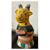 Three Decorative Clay Figurines