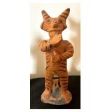 Three Decorative Clay Figurines