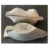Two Vintage Chocolate Molds
