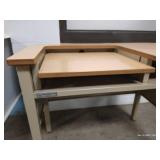 Adjustable Metal/Wood Desk